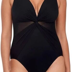 Miradonna by Miraclesuit Women's Swimsuit, Black, Sizes: 10, 12 Available, NWT
